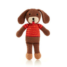 Load image into Gallery viewer, Hand Knit Animal Baby Rattles