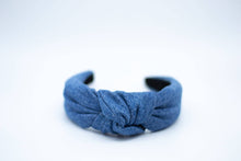 Load image into Gallery viewer, Denim Knotted Headband