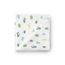 Load image into Gallery viewer, Luxury Muslin Swaddle Blanket - Desert Cactus