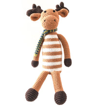 Load image into Gallery viewer, Hand Knit Animal Baby Rattles