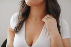 Perla Gold Choker Necklace