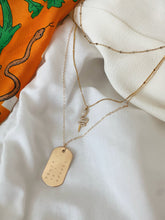 Load image into Gallery viewer, Tough as a Mother Tag Necklace