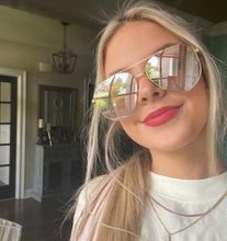 Load image into Gallery viewer, Dash Oversized Aviator Sunglasses