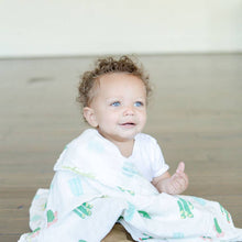 Load image into Gallery viewer, Luxury Muslin Swaddle Blanket - Desert Cactus