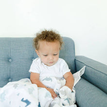 Load image into Gallery viewer, Muslin Swaddle Blanket for Boys, Dinosaur - Dino Friends
