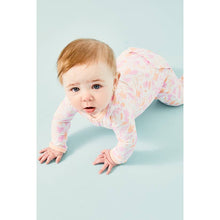 Load image into Gallery viewer, Brushstroke Baby One Piece Pajamas - Pink