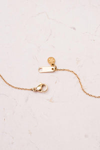 Carolyn Gold Cross Cutout Necklace