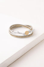 Load image into Gallery viewer, Sue White Starfish Pendant Wrap Bracelet