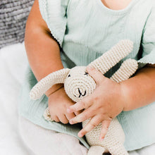 Load image into Gallery viewer, My First Bunny Hand Knit Rattle

