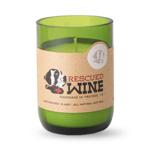 Rescued Wine Bottle - Chardonnay Soy Candle
