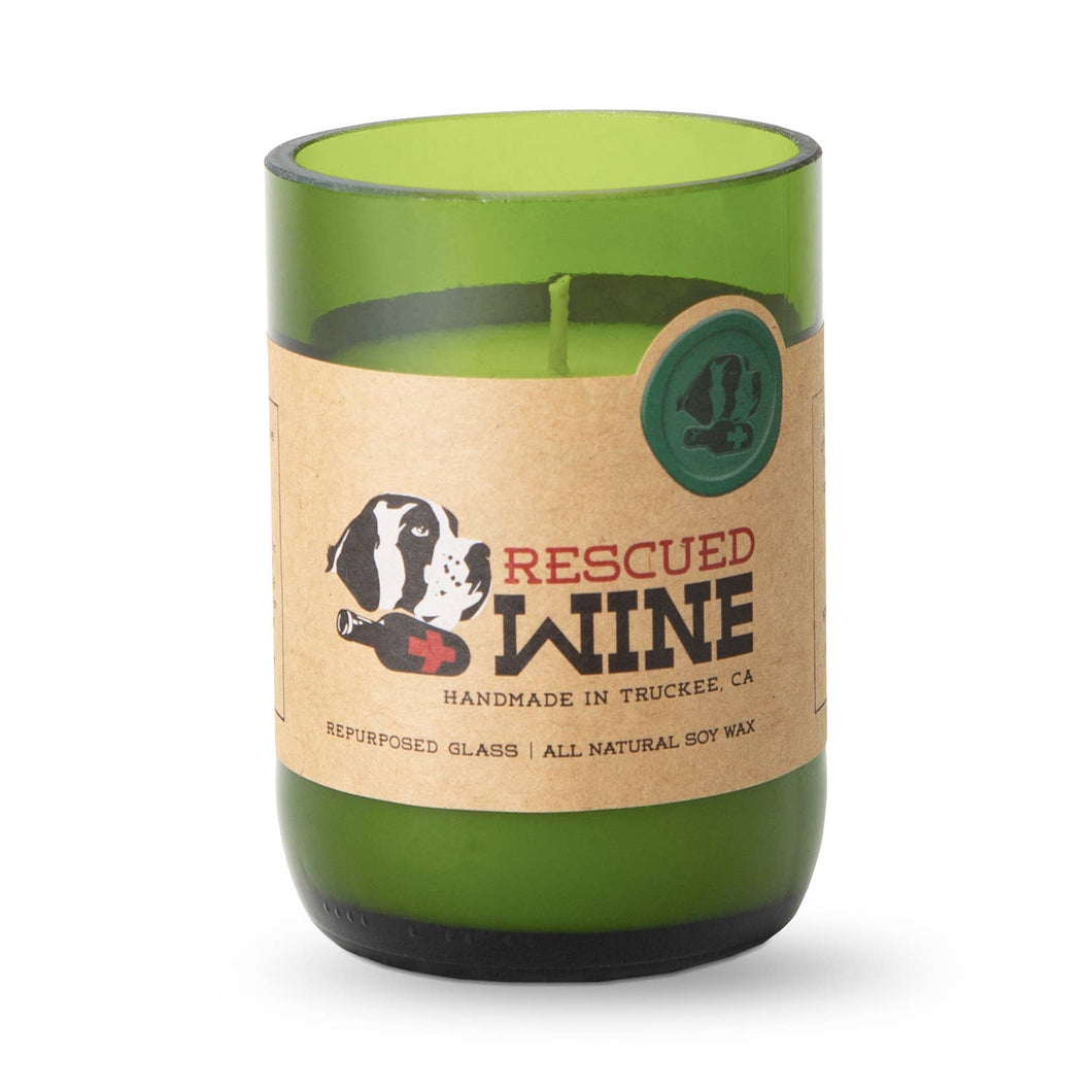 Rescued Wine Bottle - Pinot Noir Soy Candle