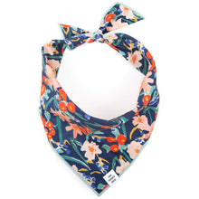 Load image into Gallery viewer, Inky Blooms Dog Bandana
