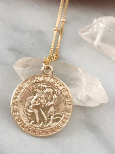 St Christopher Layering Pendant Necklace