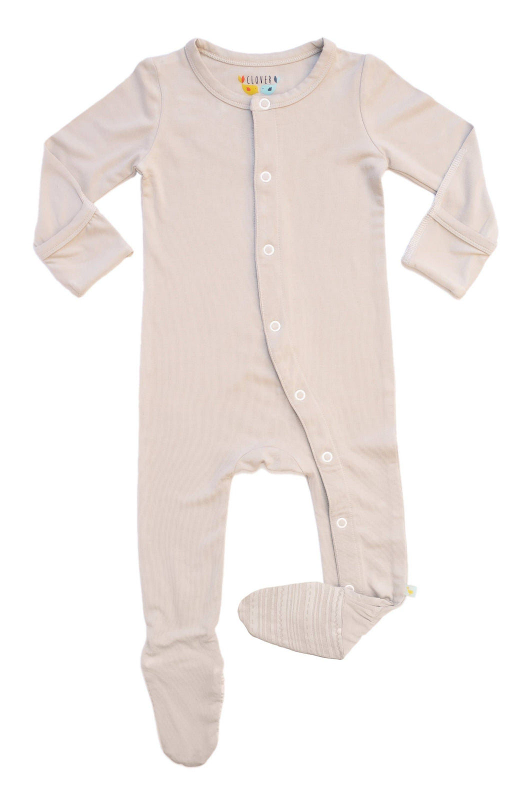 Solid Baby One Piece Footie Coveralls